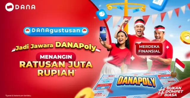 Agustusan Makin Meriah, DANA Bagi-Bagi Hadiah Ratusan Juta dan Samsung Z Flip!